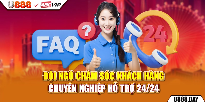 Đội ngũ chăm sóc khách hàng chuyên nhiệm hỗ trợ 24/24